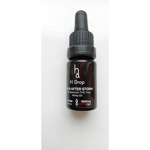 CBD oil intended to be used as a leave-in skincare, 10 ml. Product sold online, in particular via www.gintarine.lt.