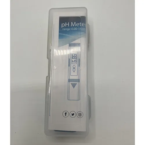 Yellow digital pH meter for water. Product sold online, in particular via Prylexperten.se.