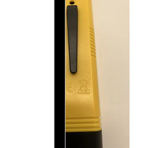 Yellow digital pH meter for water. Product sold online, in particular via Prylexperten.se.