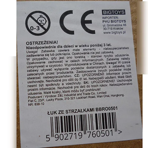 BIGTOYS - Bow toy set