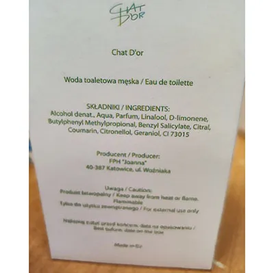 CHAT D´OR - Eau de toilette