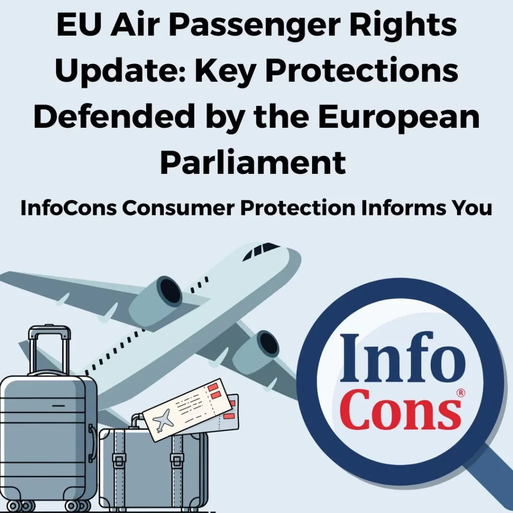 EU Air Passenger Rights Update : Key Protections Defended by the European Parliament – InfoCons Consumer Protection Informs You