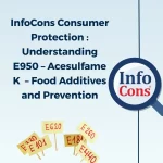 InfoCons Consumer Protection : Understanding E950 – Acesulfame K – Food Additives and Prevention