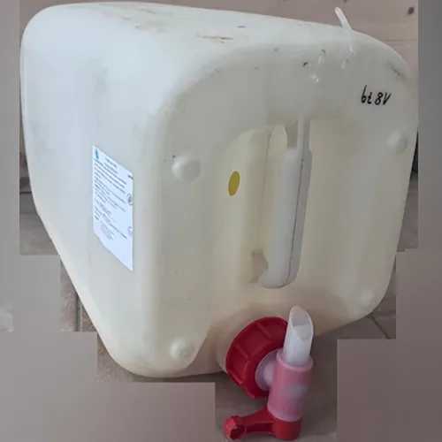 Various types of liquid hand soaps supplied in 25 kg bulk canisters.