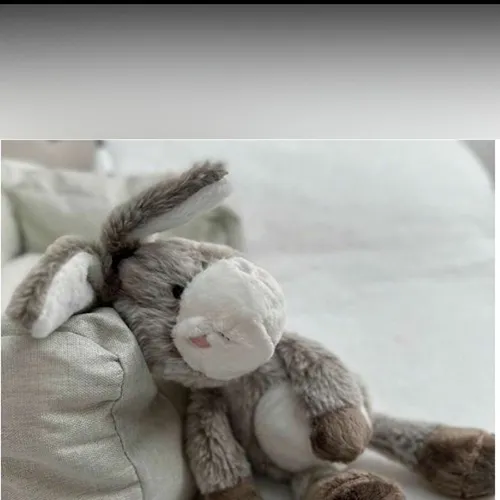 Soft toy in the shape of a donkey. Product sold online, in particular via Shein  (unique identifier: sl2410079140161392).