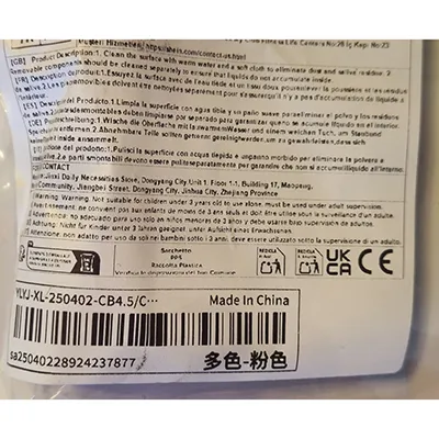 Baby rattle in a shape of a deer. Product sold online, in particular via Shein (unique identifier: sa25040228924237877)