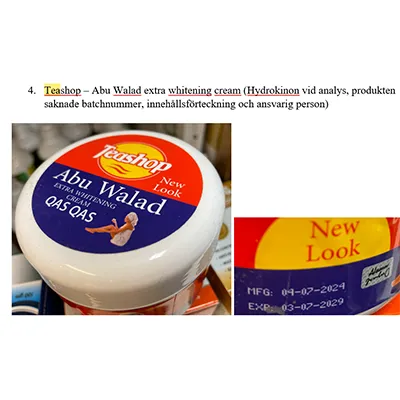 Teashop - Skin lightening cream