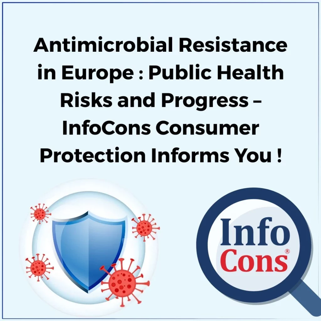 Antimicrobial Resistance in Europe : Public Health Risks and Progress – InfoCons Consumer Protection Informs You !