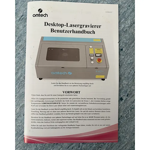 Omtech - Laser engraving machine
