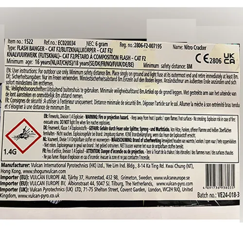 Vulcan Europe B.V. - Fireworks