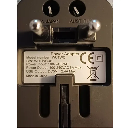 Wozinsky - Travel adaptor