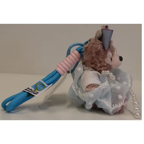 Soft toy, in the shape of a rabbit and a bear, with a key ring.