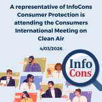 A representative of InfoCons Consumer Protection is attending the Consumers International Meeting on Clean Air
