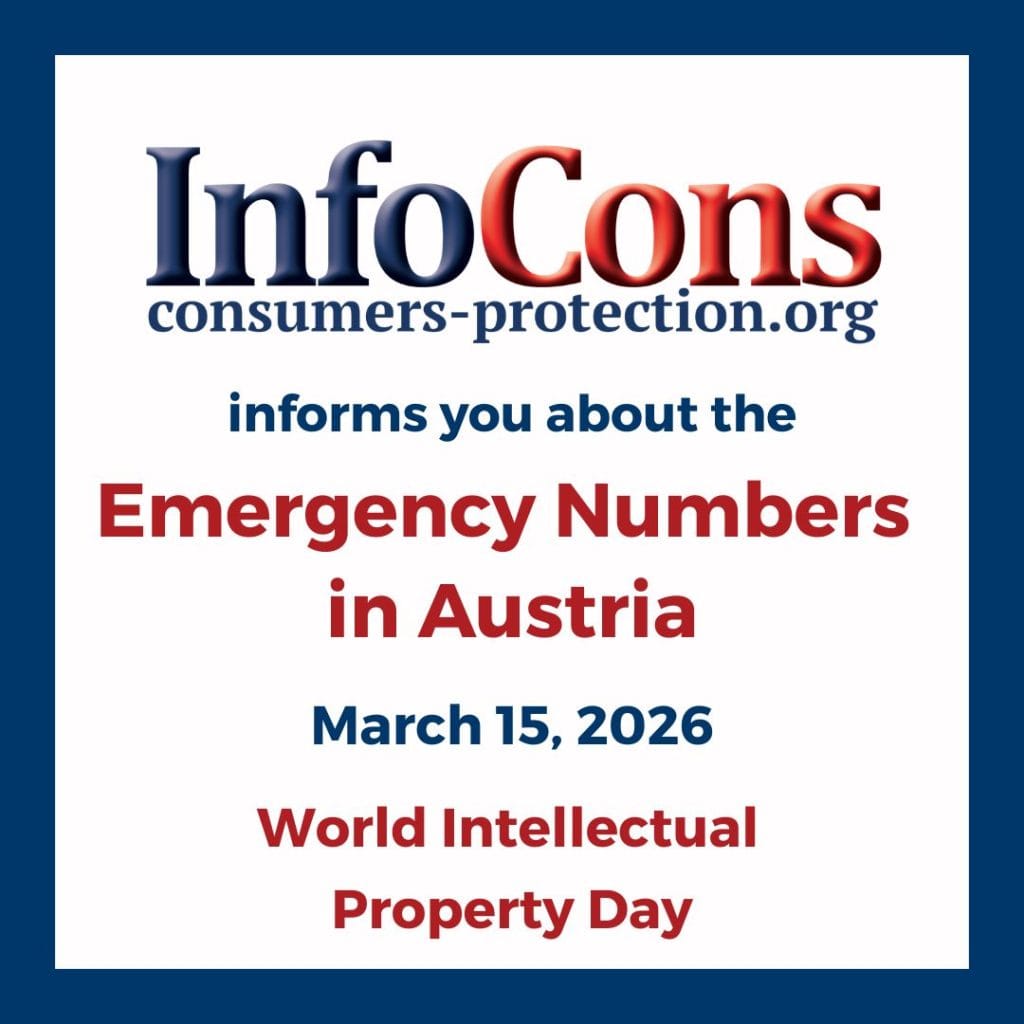 Emergency Numbers in Austria ! Be Prepared on the occasion of World Consumer Rights Day - March 15 , 2026 - InfoCons Consumer Protection informs you