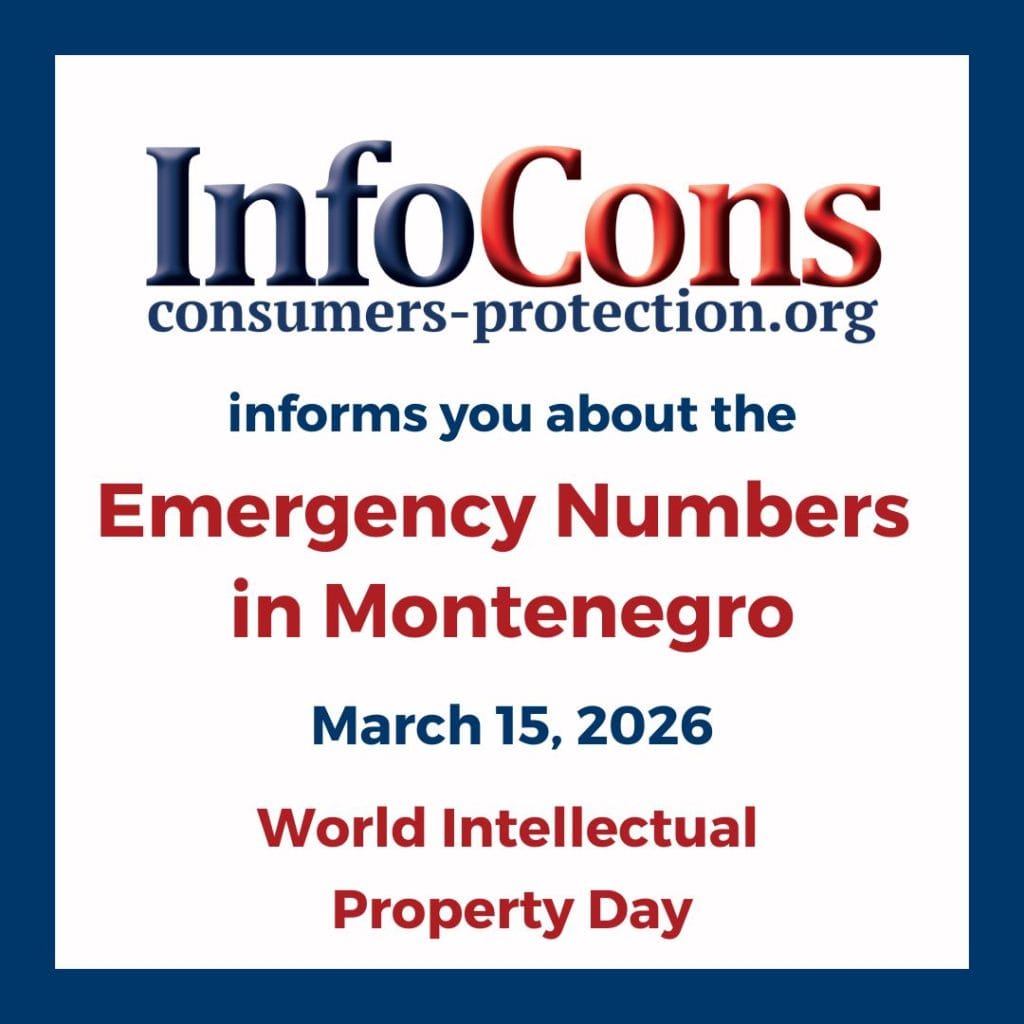 Emergency Numbers in Montenegro ! Be Prepared on the occasion of World Consumer Rights Day - March 15 , 2026 - InfoCons Consumer Protection informs you