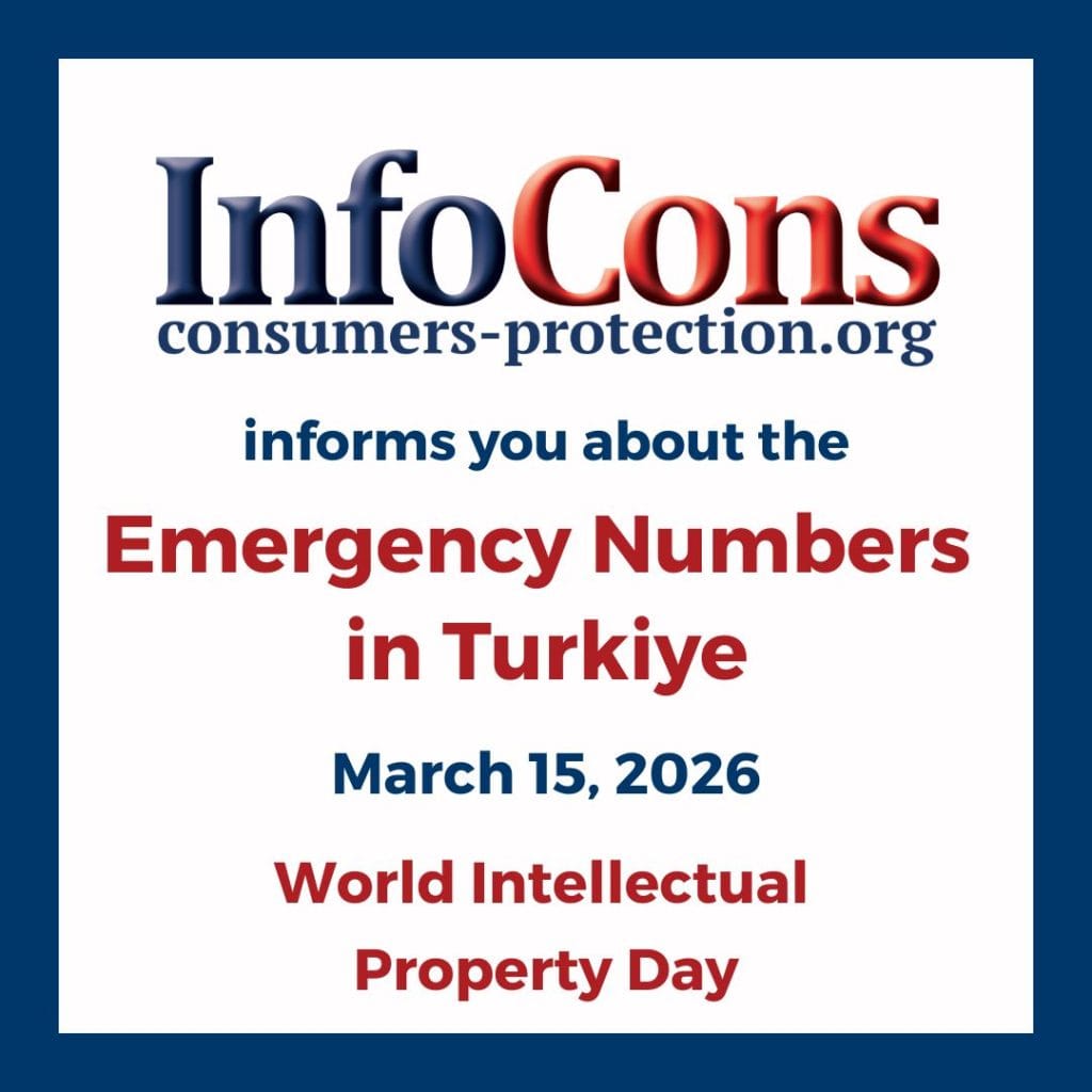 InfoCons Consumer Protection informs you about the Emergency Numbers in Turkiye ! Be Prepared on the occasion of World Consumer Rights Day – March 15 , 2026