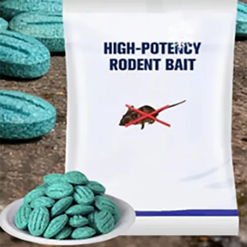 Concentrated rodenticide in pallet form against rodents. Product sold online, in particular via www.aspireang.com, www.lantecy.com, www.nexapest.com, www.espoowind.com.