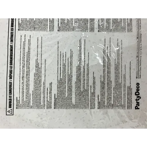 White sky lantern. The fuel for the flame heating the air can be a solid, liquid or gas. Dimensions: 38 x 70 x 102 cm. Product sold online, in particular via www.derhochze