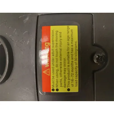 Pink plastic ride-on toy in the form of an animal with 4 wheels and battery-operated sound functions. Product sold online, in particular via AliExpress (Product identification: 1005009808917322).