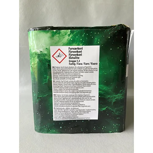 Combination of shot tubes and fountain with 36 shots.