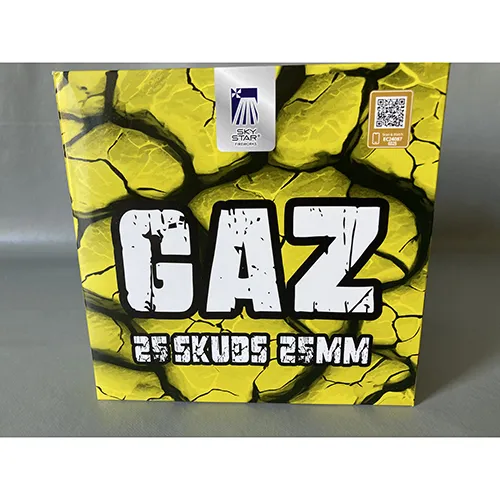 Battery of shot tubes with 25 shots.