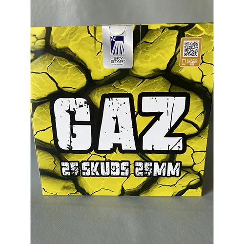 Battery of shot tubes with 25 shots.