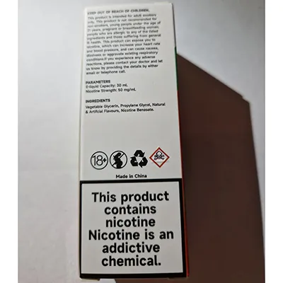 Runfree, NIC SALTS - Electronic cigarette cartridge