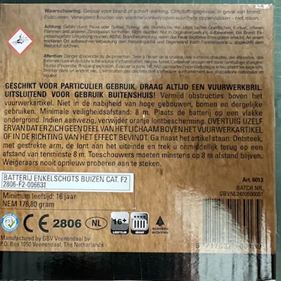 GBV-Weco Vuurwerk B.V. - Fireworks