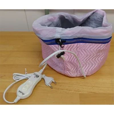 Electrically heated cap. Product sold online, in particular via Shein (unique identifier: sb25011594911927827).