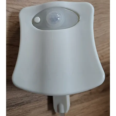 Battery operated white LED light for toilet. Product sold online, in particular via www.alza.sk.
