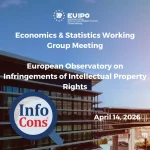 Sorin Mierlea , President of InfoCons Consumers Protection for Intellectual Property , is participating in the Economics & Statistics Working Group Meeting of the EUIPO Observatory