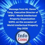 Message from Mr. Daren Tang , Executive Director of WIPO - World Intellectual Property Organization WIPO / Organisation mondiale de la propriété intellectuelle OMPI , on the occasion of World Intellectual Property Day 2026