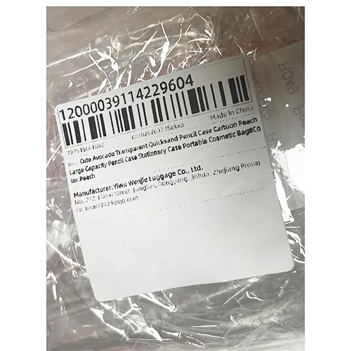 Plastic pencil case/multifunctional bag. Product sold online, in particular via hjemmetilbehor.com.