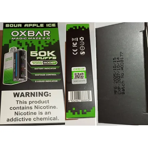 OXBAR - Disposable electronic cigarette