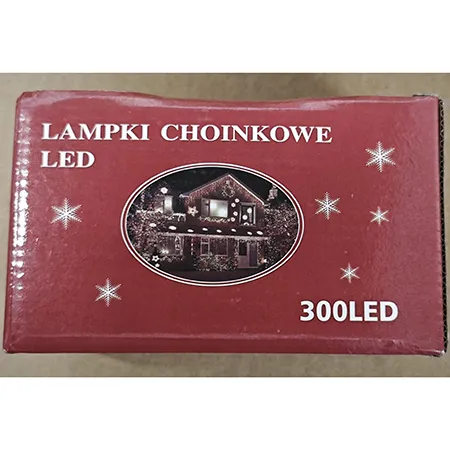 Lighting chain intended for interconnection, containing non-replaceable LED light sources. The product includes a device for changing lighting modes. Product sold online, in particular via www.inlea.sk.