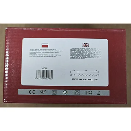Lighting chain intended for interconnection, containing non-replaceable LED light sources. The product includes a device for changing lighting modes. Product sold online, in particular via www.inlea.sk.
