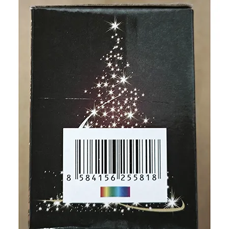 Lighting chain intended for interconnection, which contains non-replaceable LED lights and a device for changing lighting modes.