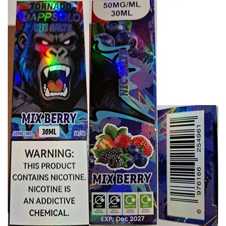 TORNADO HAPPSOLO, NIC SALTS - Electronic cigarette cartridge
