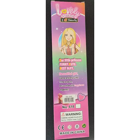 Plastic doll.