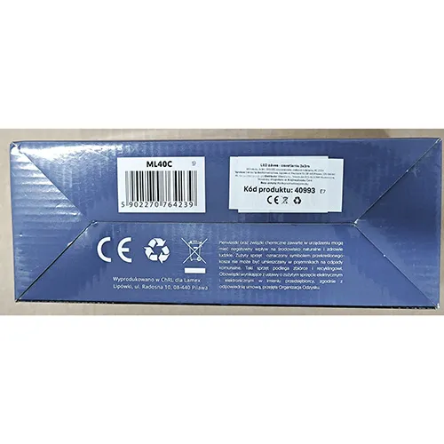 Lighting chain intended for interconnection, which contains non-replaceable LED lights and a device for changing lighting modes. Product sold online, in particular via satelity.ellano.sk.