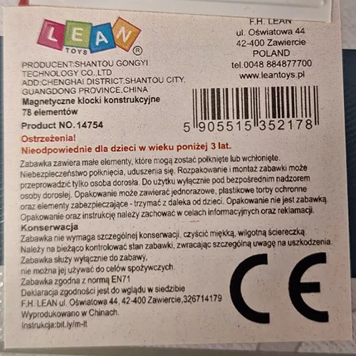 LEAN Toys - Magnetic toy set