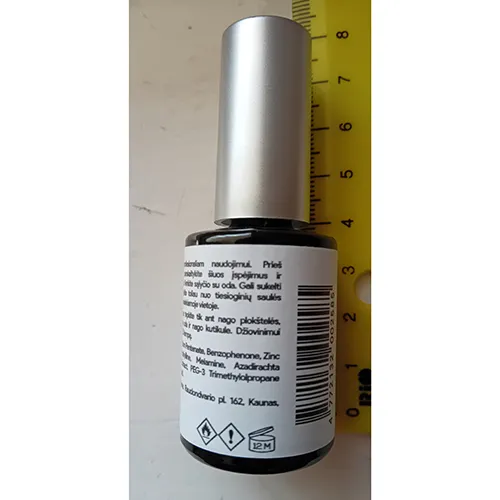 Gel nail polish, 15 ml.