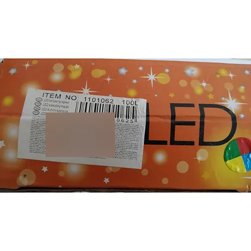 Lighting chain with LED lights.