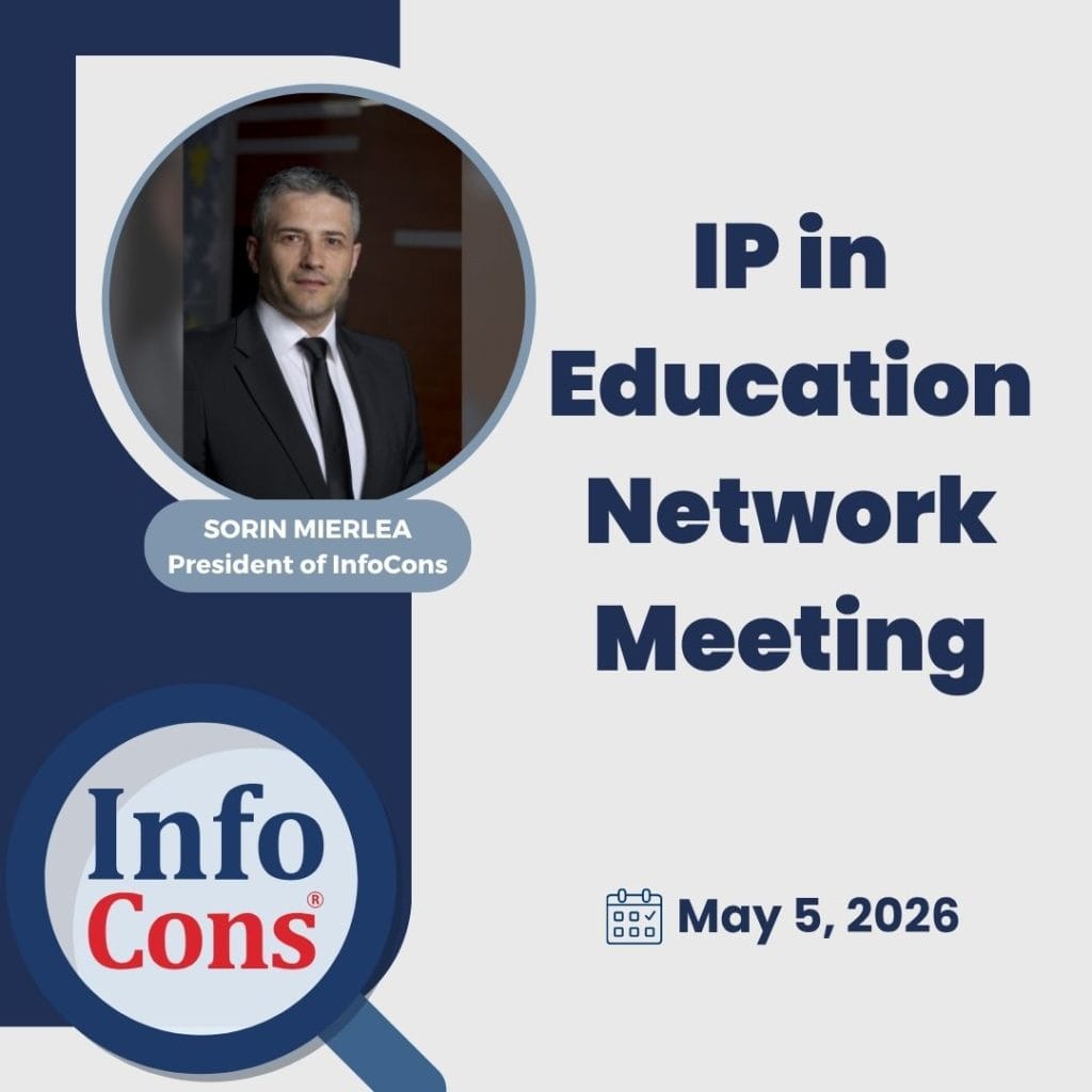 Sorin Mierlea , President of InfoCons Consumers Protection , participates in the Intellectual Property in Education Network meeting