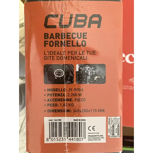 Brixo (Cuba) - Portable gas stove
