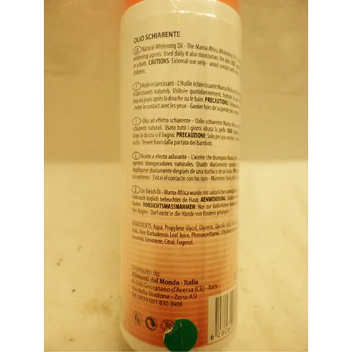 Mama Africa Cosmetics - Lightening body oil