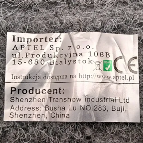 Power supply adaptor.