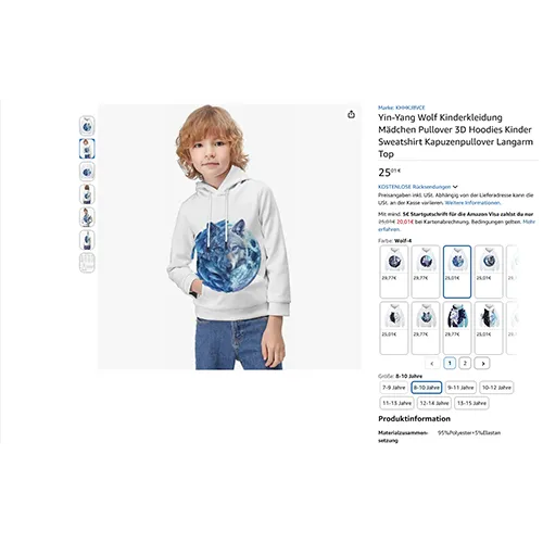 KHHKJBVCE - Children's hoodie