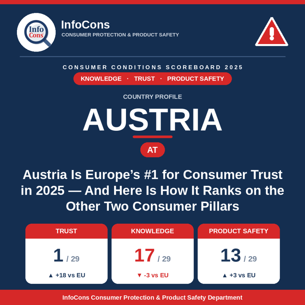 Austria Is Europe's No. 1 for Consumer Trust in 2025 - And Here Is How It Ranks on the Other Two Consumer Pillars