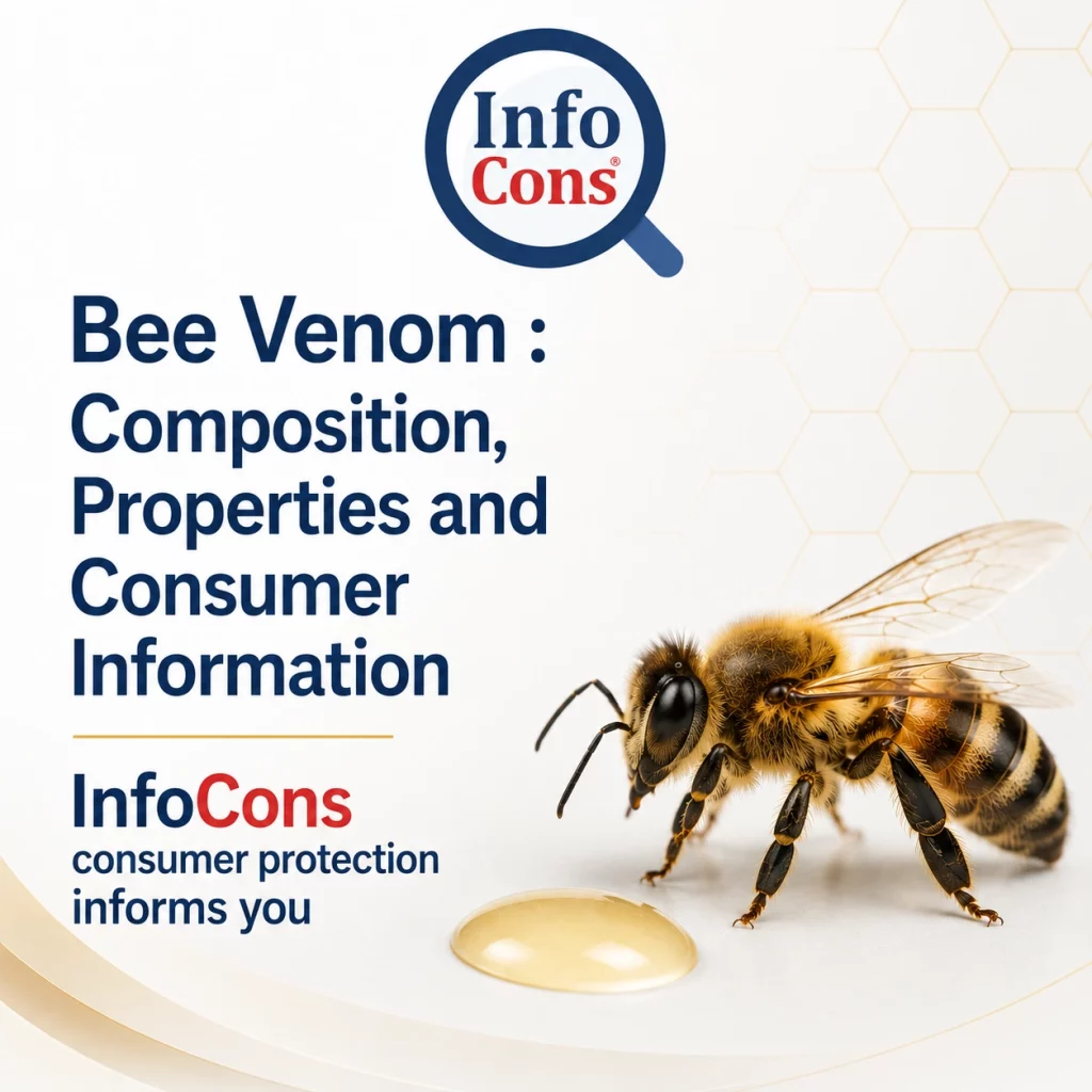 Bee Venom : Composition, Properties and Consumer Information - InfoCons Consumer Protection Informs You